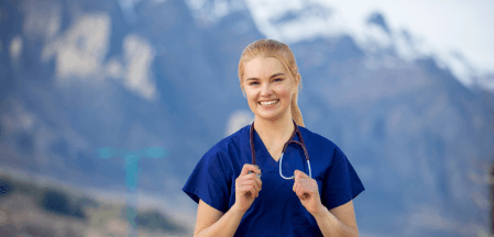 Happy registrar doctor