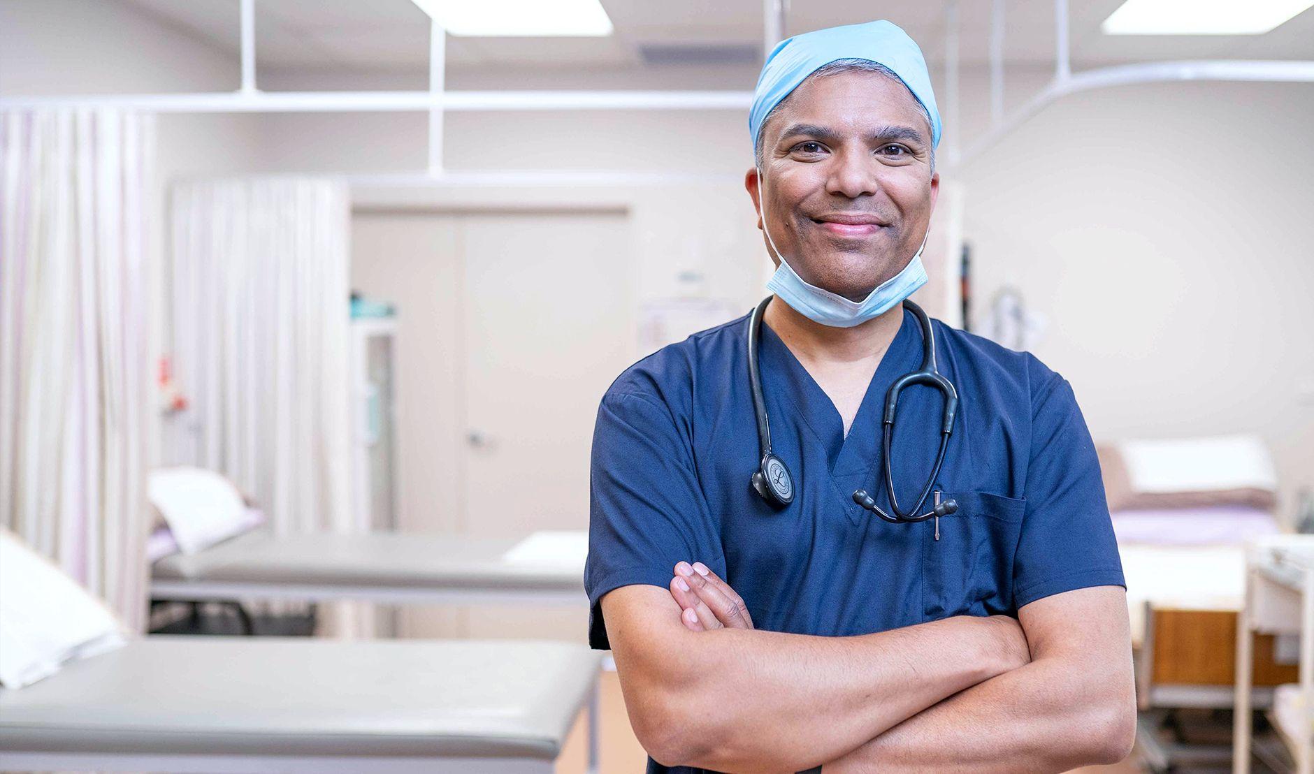 Dr Kevin Naidoo - working as a locum surgeon