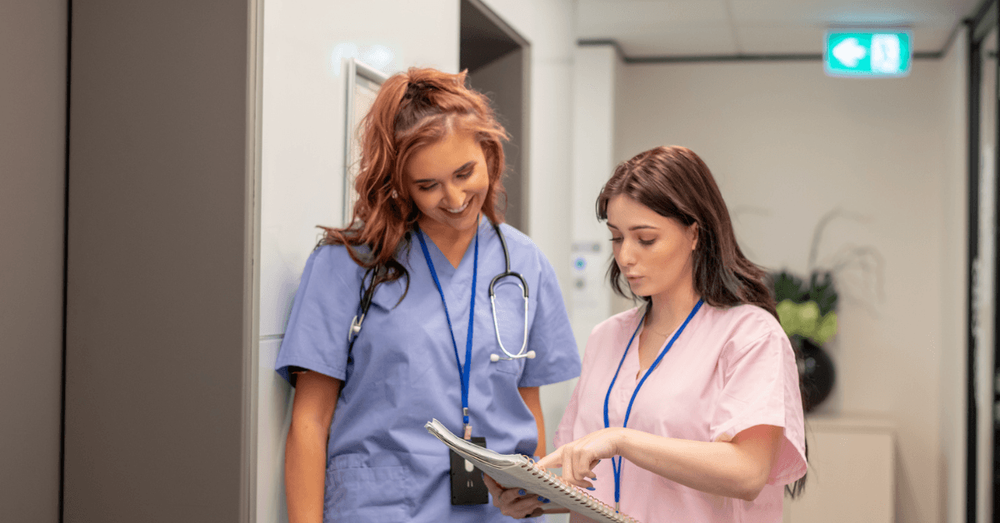 Happy junior doctors