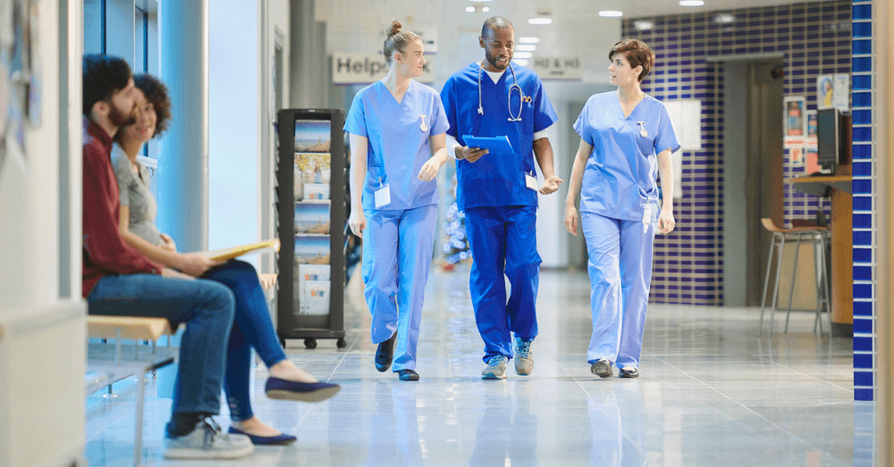 Doctors in a hospital