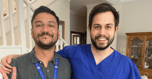 Two locum doctors 